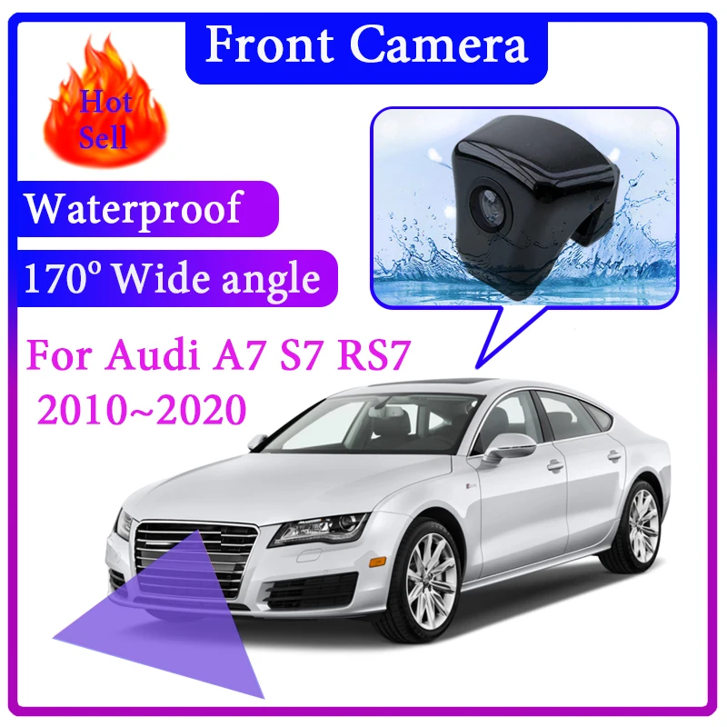 

Для Audi A7 S7 RS7 4G8 4K8 2010 ~ 2020 Автомобильный логотип фронтальная камера ночного видения HD широкий угол градусов Встроенная камера для слепых зон