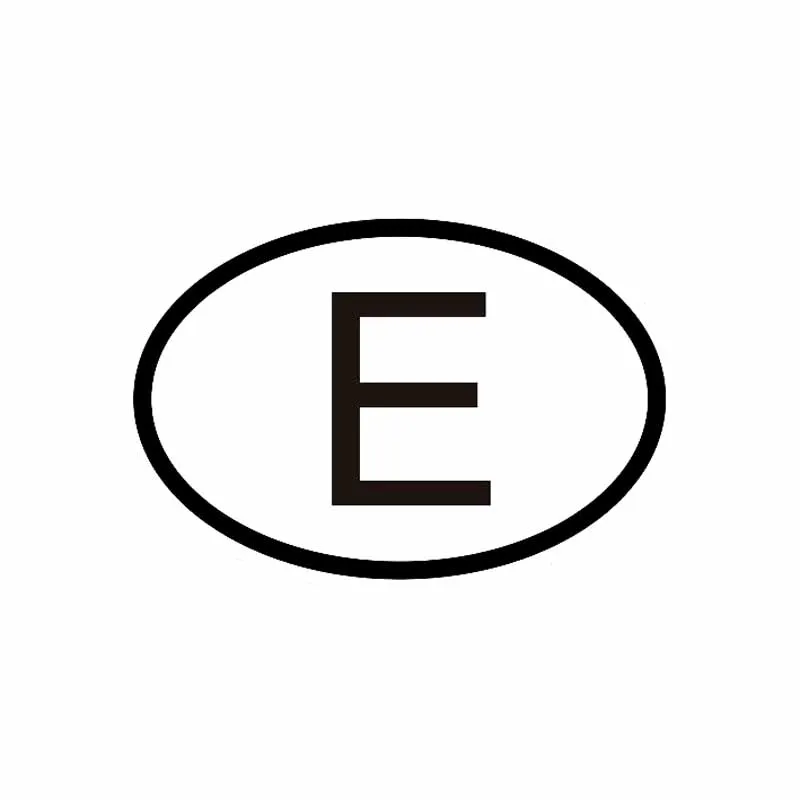 

LLY-1095 Personality Car Stickers E Fashion Personality Decal PVC Auto Bumper Windshield Decoration Quality Waterproof Decals