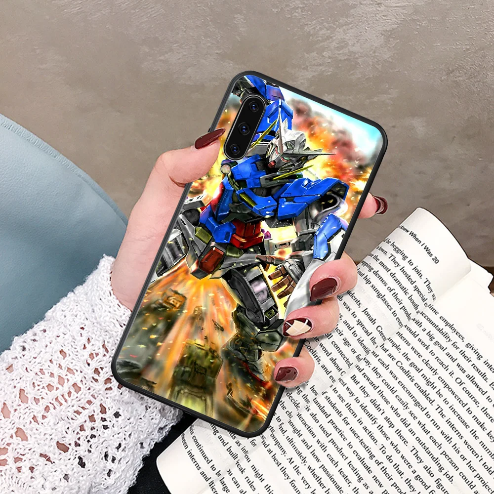 

Gundam Anime Phone Case For Samsung Galaxy A 5 7 8 10 20 20E 21S 30 30S 40 50 51 70 71 black Bumper Luxury Waterproof Painting
