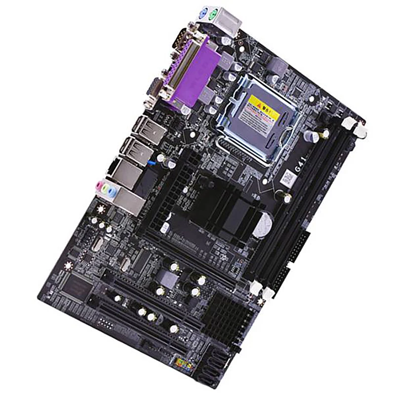 Материнская плата G41 для компьютера LGA 771 Pin процессор DDR3 ПАМЯТЬ E5345