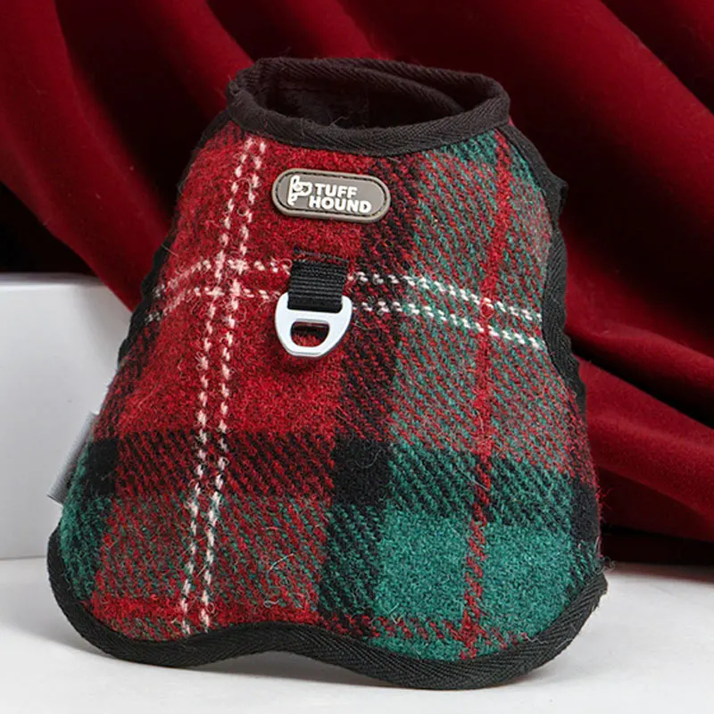 Жгут ошейник для питомца шерсть модный плед Маленькие Средние Большие товары для домашних собак жгут и поводок набор для щенка кошка жилет для собаки кошки