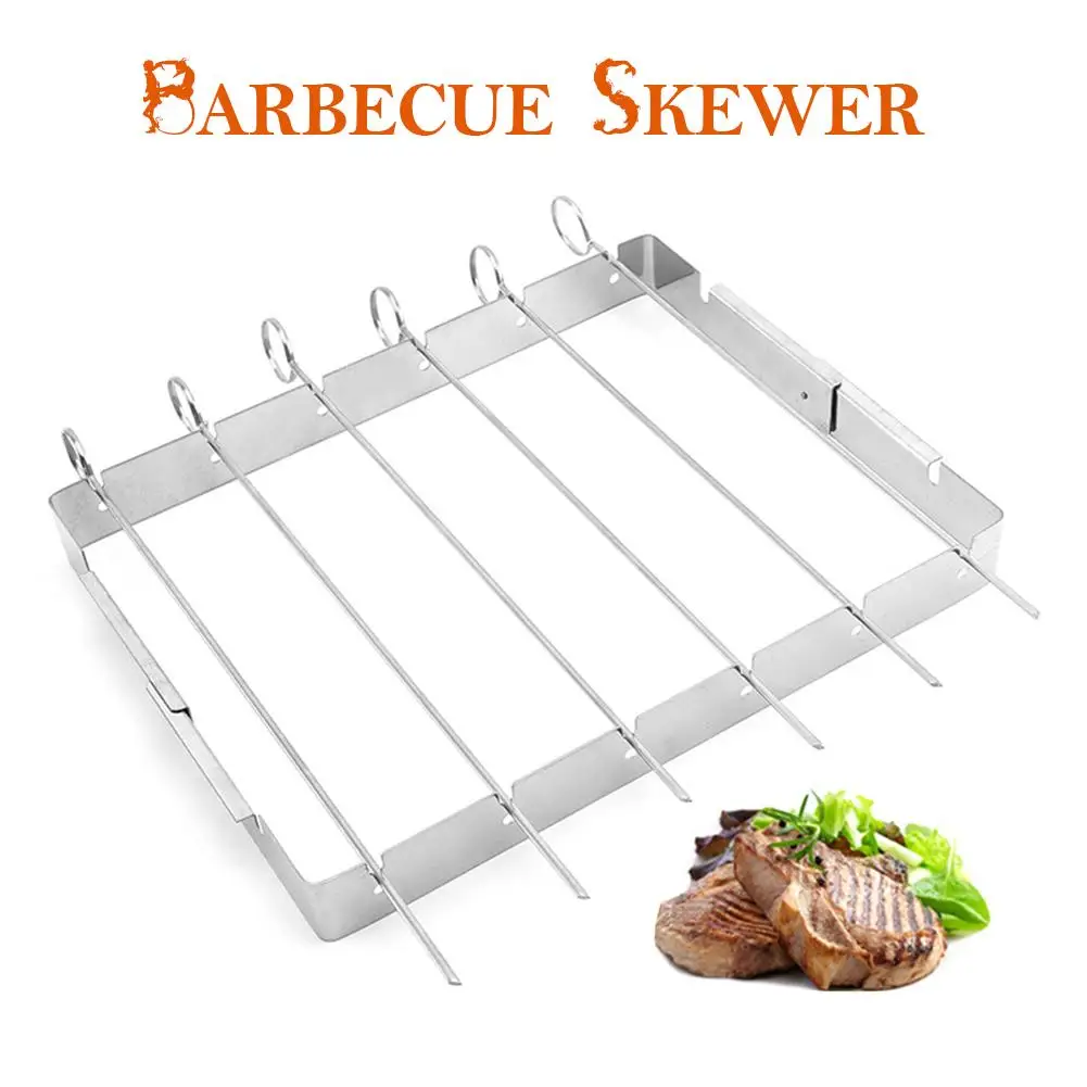 Высококачественные антипригарные Шпажки для барбекю на открытом воздухе шпажки