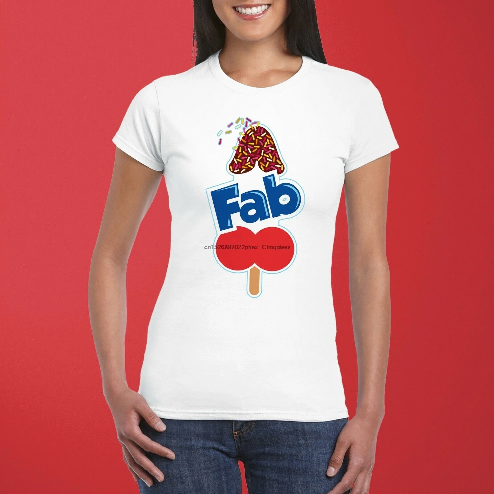 Модный женский топ с надписью FAB взрослая футболка|Мужские футболки| |