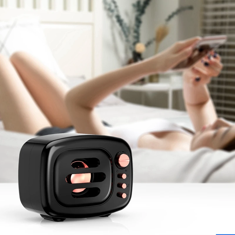 Портативный 5 0 мини ретро Bluetooth динамик радио стерео старомодный классический