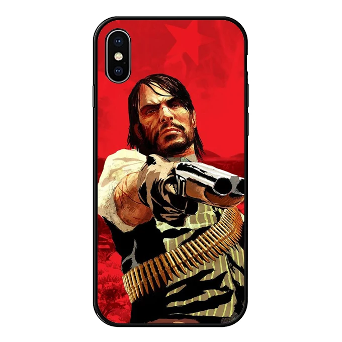 Топ игры Red Dead серия Мягкий ТПУ чехол для телефона iPhone X XS 6 6splus 7 7Plus 8 Plus MAX XR