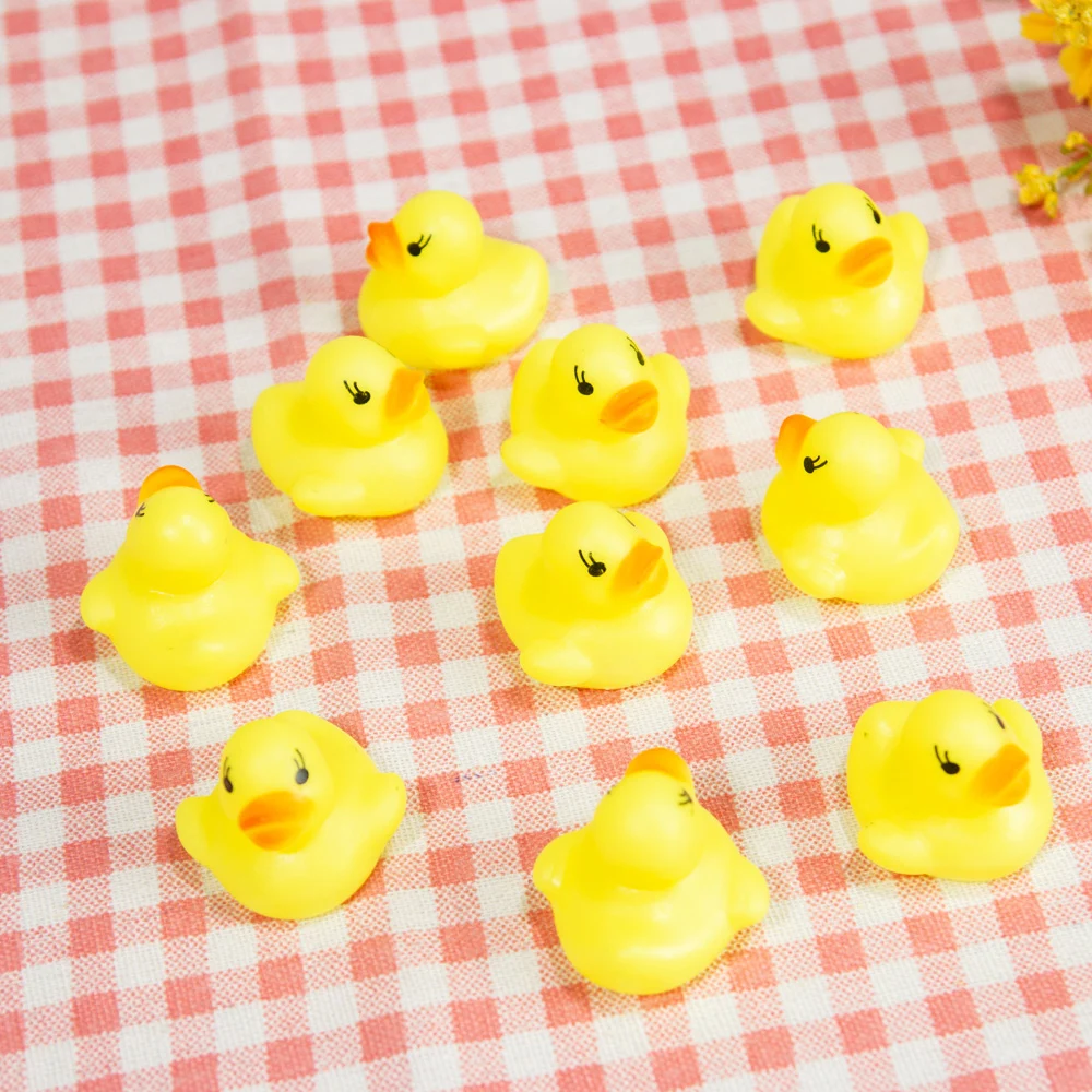 20 шт./лот Горячие пищалки резиновые желтые Симпатичные утки Игрушки для ванны