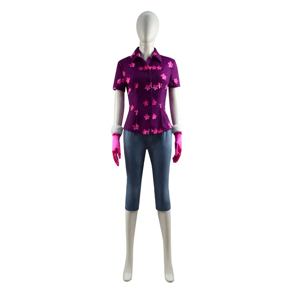 

Cossky Tashigi Marine Uniform Women Anime Cosplay Costume Pink Jacket Full Set