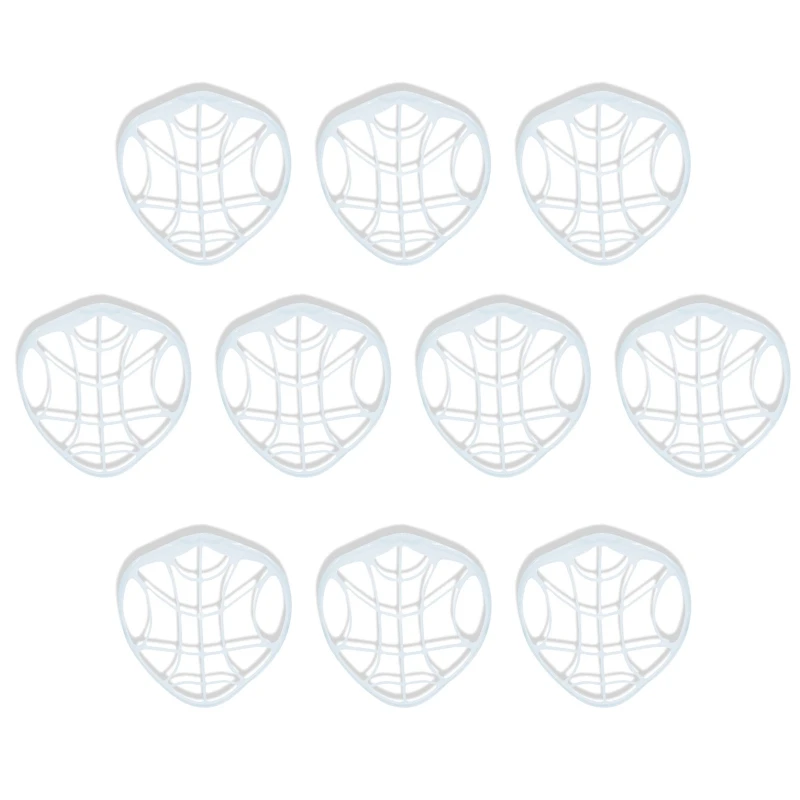 10 шт. 3D многоразовая маска для лица держатель губная помада защита кронштейна