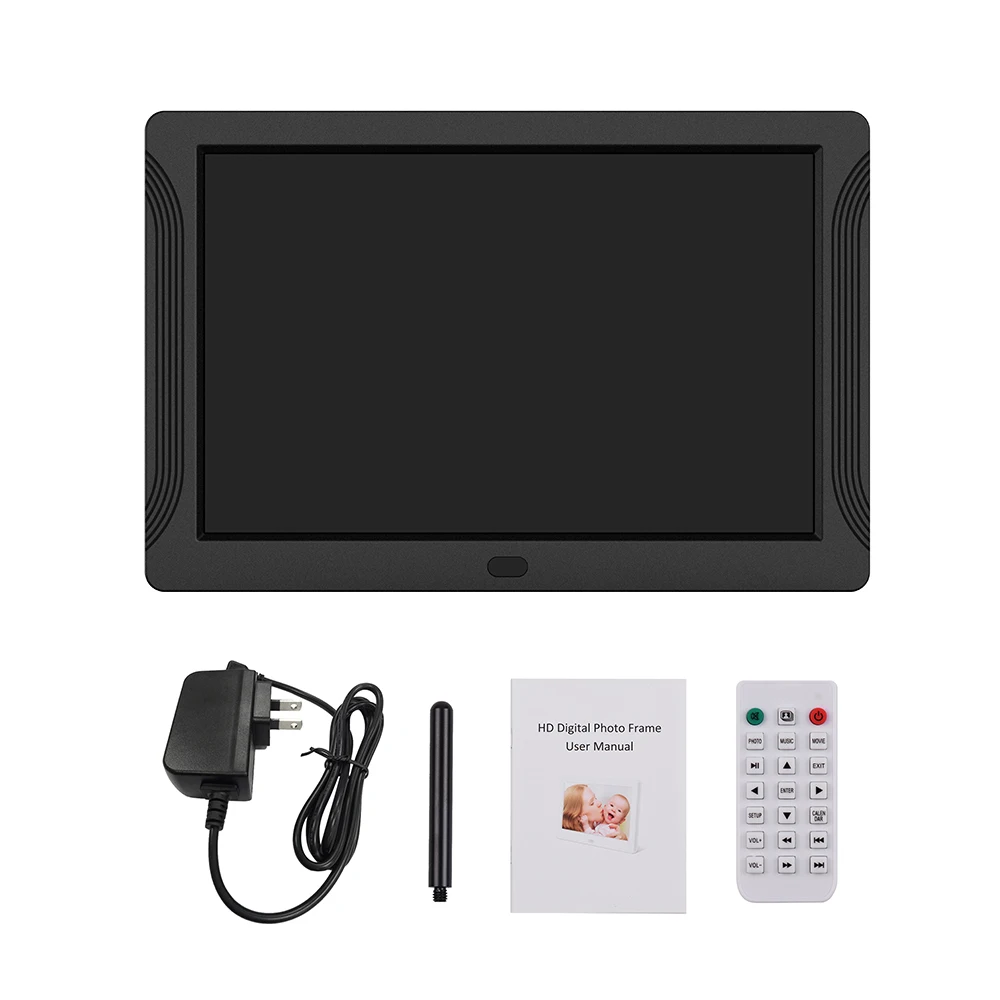 Andoer P701 7 дюймов светодиодный цифровой фоторамки электронный альбом 1280*800 HD 16:9