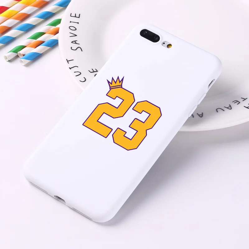 LeBron king James 23 Лос-Анжелес мягкий чехол для телефона из ТПУ чехол для iPhone11 pro 5 5S se 6 6s X Xs XR MAX 7 8 plus