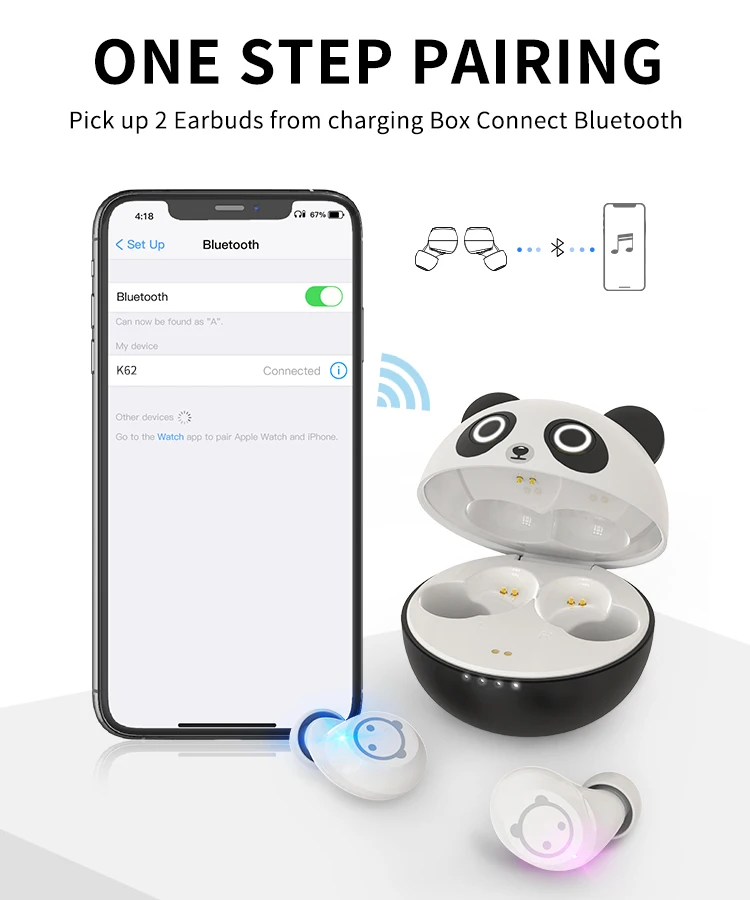 TWS-стереонаушники ANC с микрофоном и поддержкой Bluetooth 5 0 1 шт. | Электроника