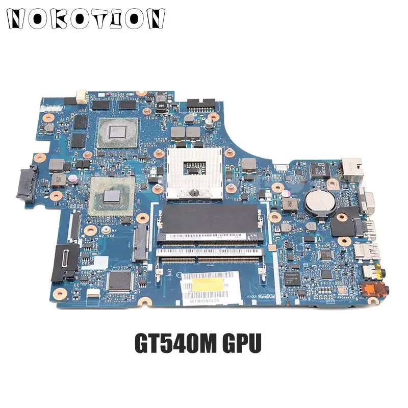 Материнская плата NOKOTION MBRHK02001 для ноутбука Acer aspire 5830TG 5830T P5LJ0 LA 7221P HM65 DDR3 GT540M 1