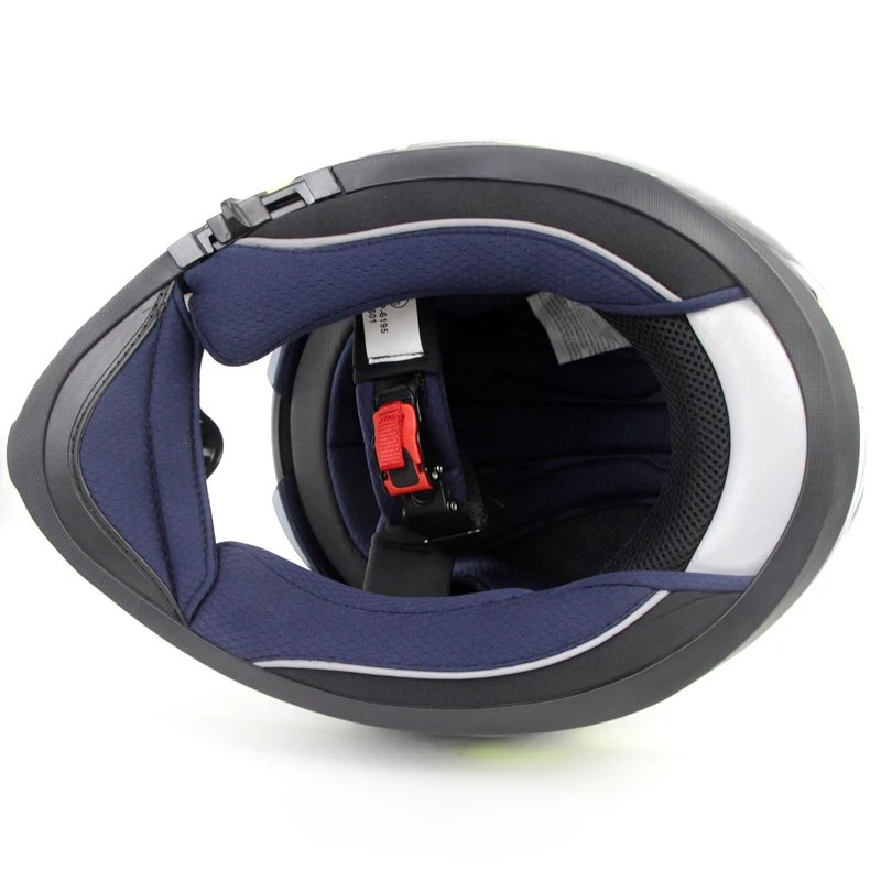 Уход за кожей лица мотоциклетный шлем моющиеся накладки с Двойной объектив