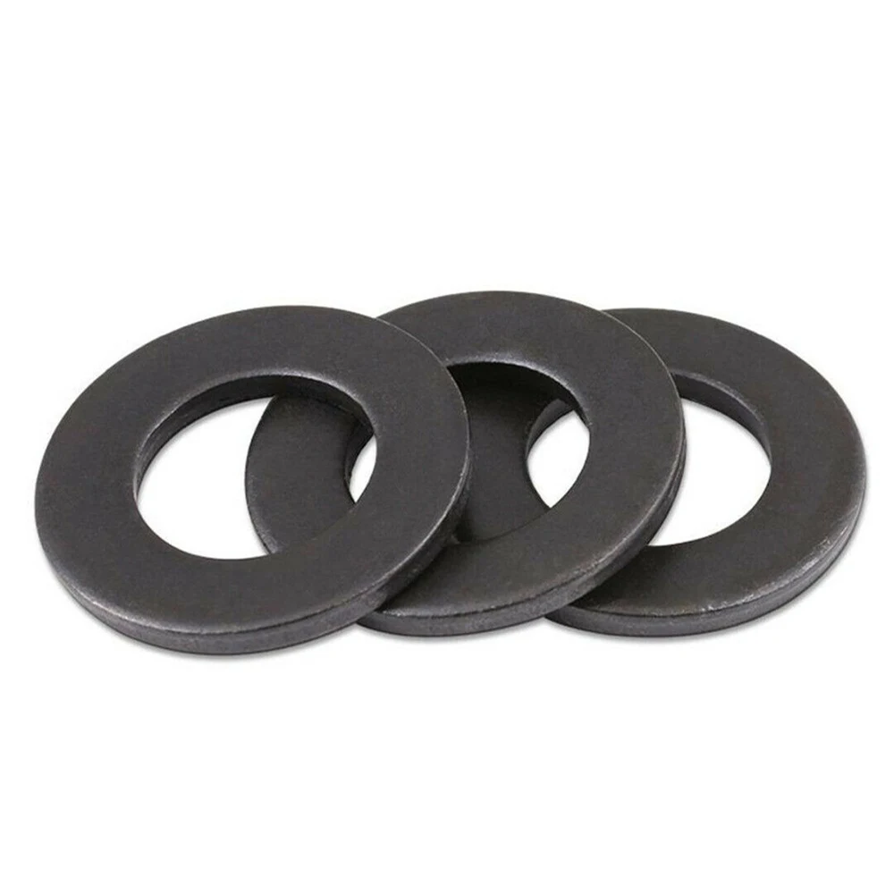 350 шт. 7 размеров черный нейлон плоская шайба набор прокладок M2 M2.5 M3 M4 M5 M6 M8 болт