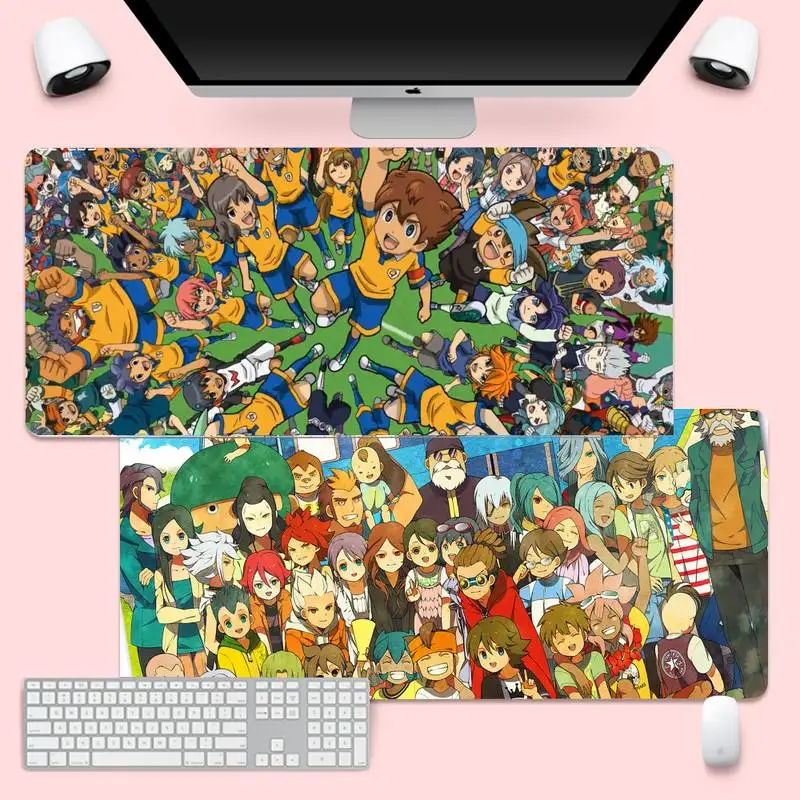 

Inazuma Eleven Locking Edge Mouse Pad Game Gaming Mousemat XL Large Gamer Soft Keyboard PC Desk Mat Takuo Anti-Slip Comfort Pad