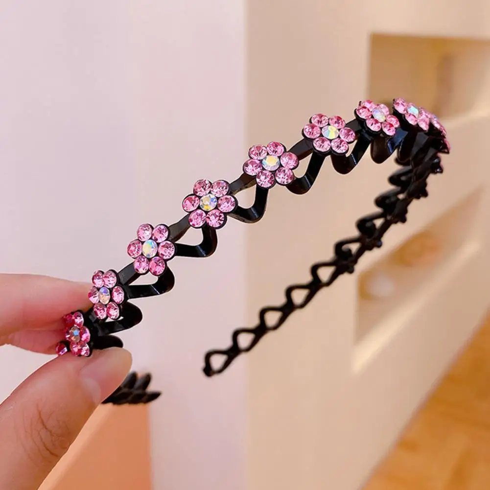 

Women Headband Chic Plastic Non Slip Korean Style Good Elasticity Hair Hoop for Dating Women Hairband Headband