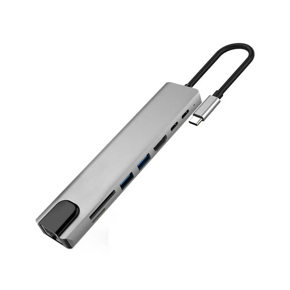 3/4/5/6/7 in1 USB-C To Type-C 3 USB 3.0 Hub HDMI RJ45 Ethernet Micro SDTF OTG Adapter | Компьютеры и офис