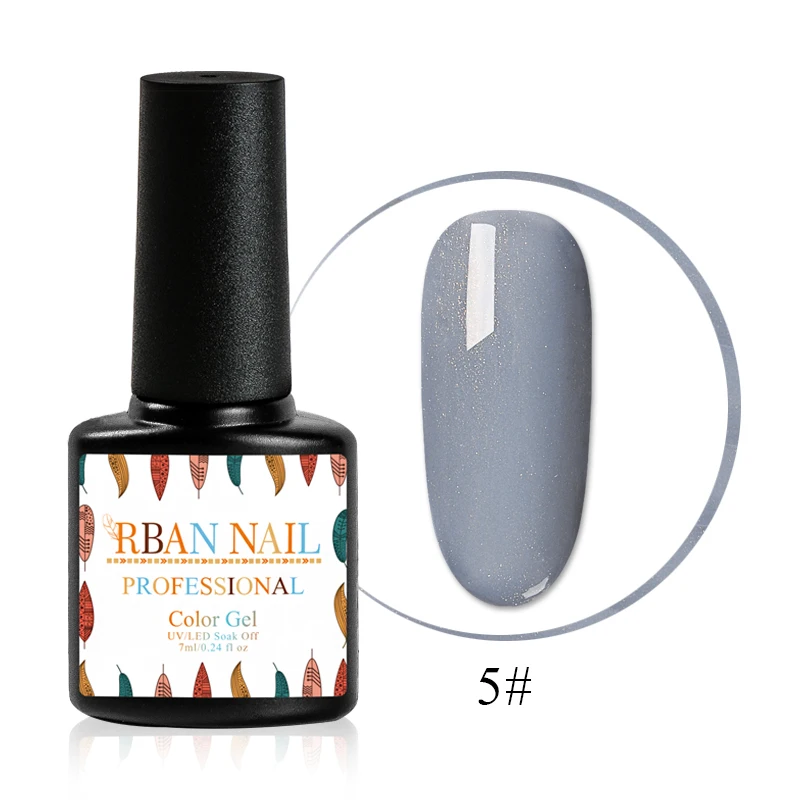 RBAN NAIL Naked Коричневая серия Гель-лак для ногтей 7 мл отмачиваемый осенний зимний лак для ногтей Полупостоянный лак для ногтей УФ-гель - Цвет: HHK3949