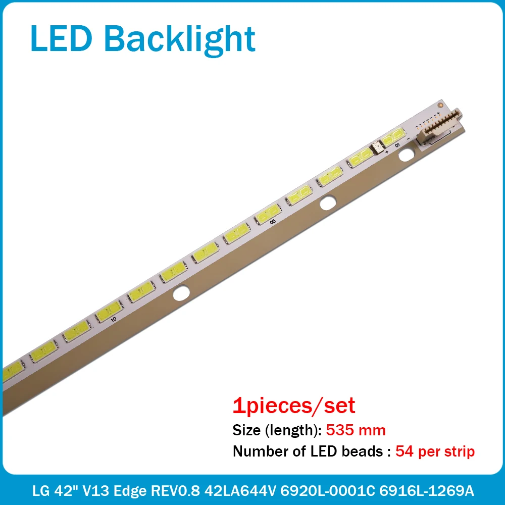 Новая светодиодная лента 54 светодиодный 535 мм для LG 42LA644V KDL 42R500A LED 42K560X3D LC420EUN(SF)(F1)