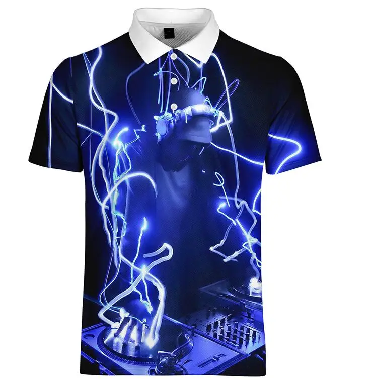BLACK-1 Новейшие модные 3d футболки Pioneer Pro Dj с круглым вырезом и коротким рукавом для мужчин и женщин, хип-хоп 3D футболки, футболки, свитшоты, топы - Цвет: BLACK-1