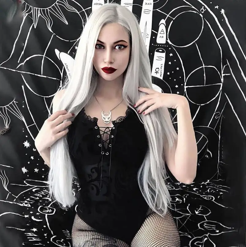 Новинка женское готическое боди MAGOGO кружевной цельный топ с квадратным вырезом