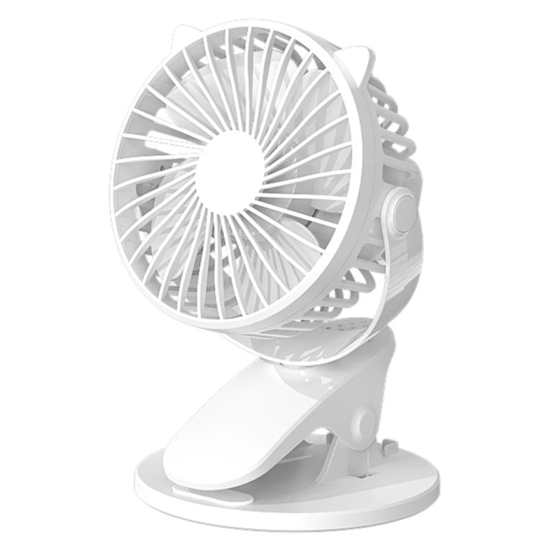 

New Hot Sale USB Rechargeable Clip Desktop/Table Fan Mini Portable Clamp Fan 360degree Rotating Ventilator With Air Cooler Fan