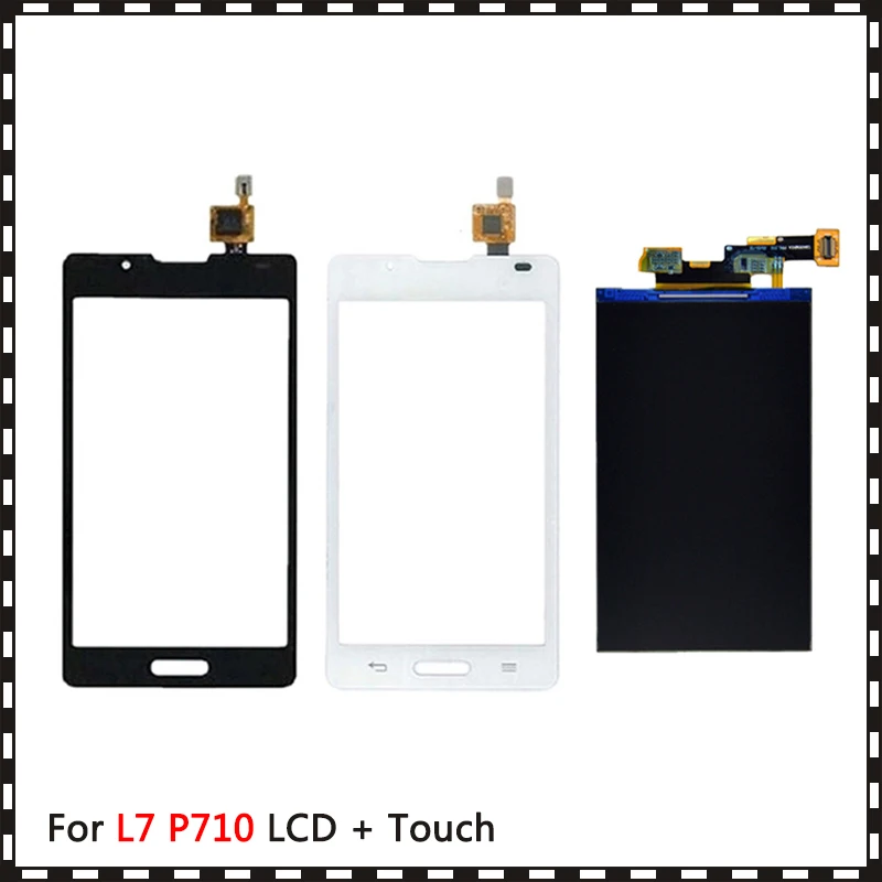 Высокое качество 4 3 ''для LG Optimus L7 II P710 ЖК дисплей с сенсорным экраном