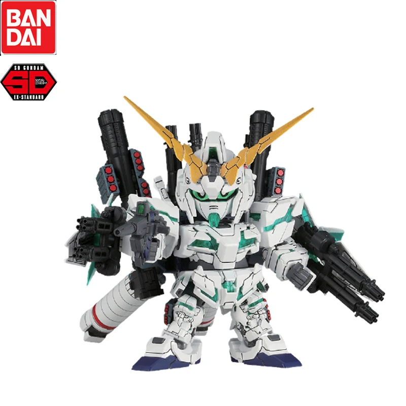 Bandai Gundam BB Сборная модель Warrior 390 Полный доспех Единорог SD Q Edition экшн игрушка