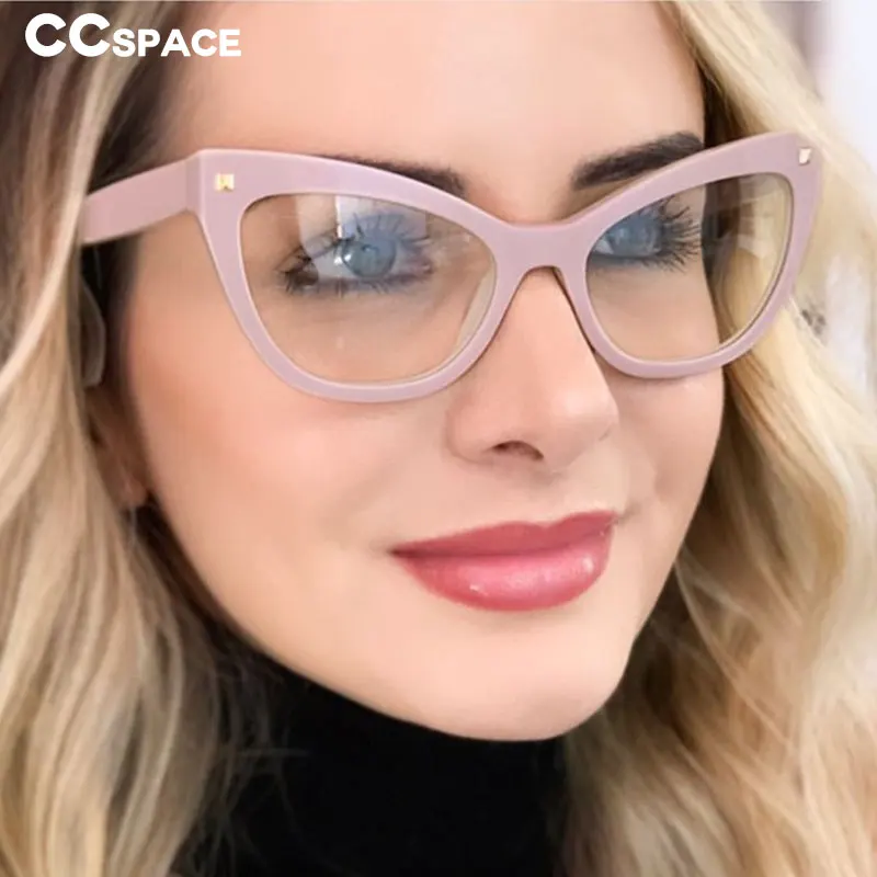 48053 пластиковые титановые оправы для очков большая Ультралегкая оправа кошачий