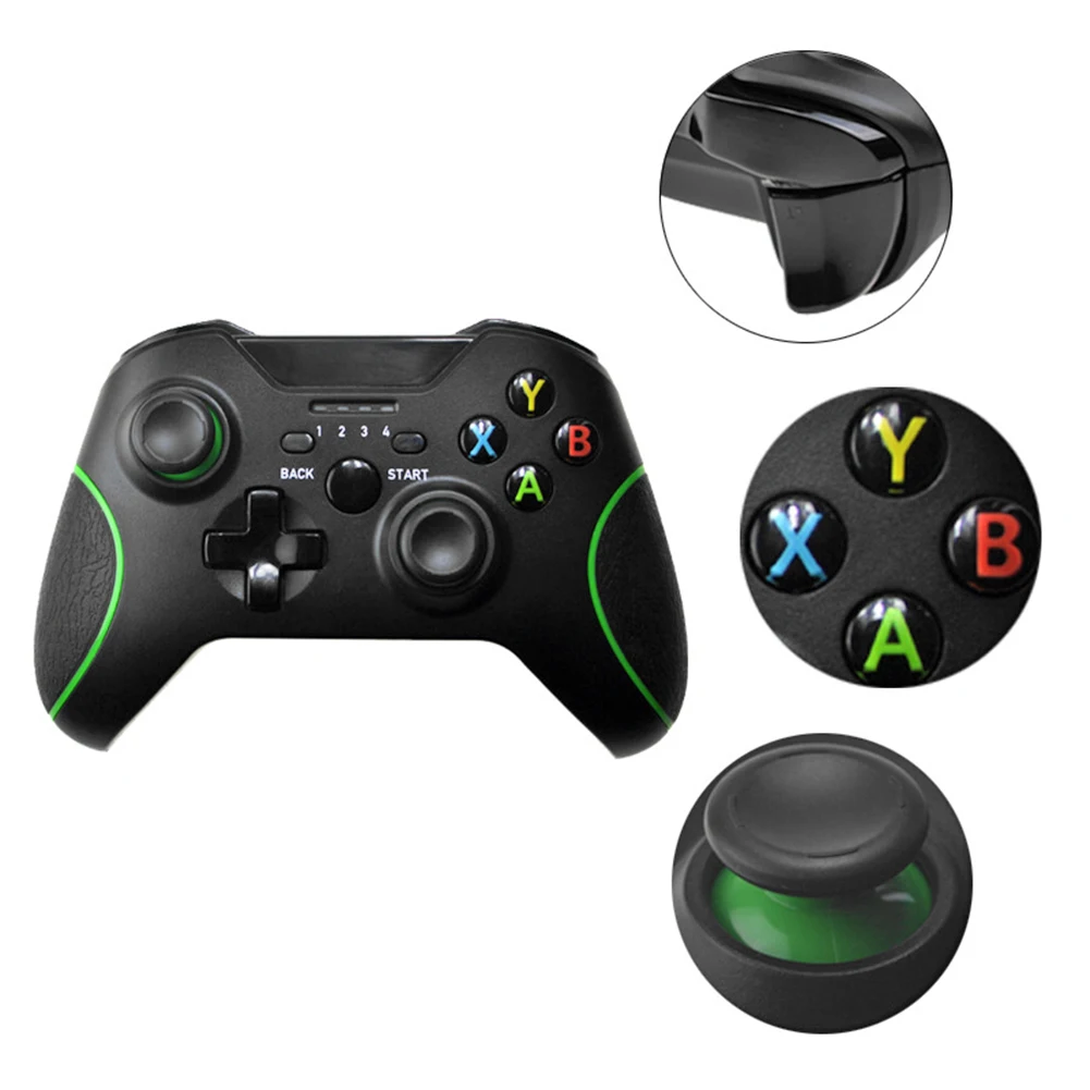 

Wireless Gamepad Phone Holder 2.4GHz Receiver Android Double Vibration Clear Controller Gamepad for Xbox One PS3 PC