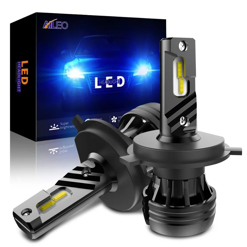 Автомобильные лампы AILEO для Фар H4 Hi/Lo Led H7 H1 H11 H8 H9 9005 9006 HB3 HB4 HIR2 HB1 HB5 9004 9007 H13 72W 12000LM