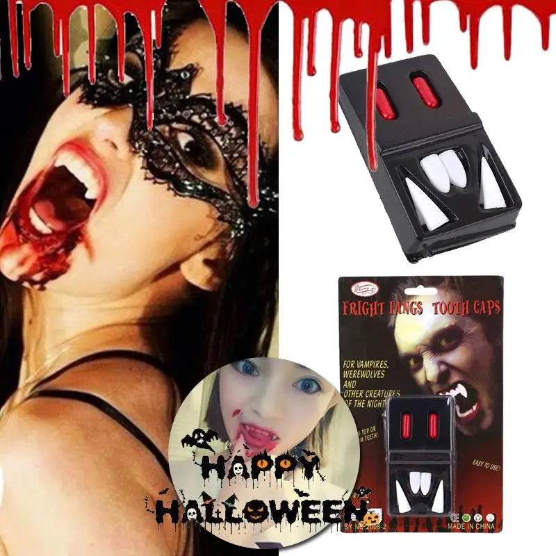 Маскарадное платье зубные аксессуары зубы Призрак Хэллоуин косплей костюм