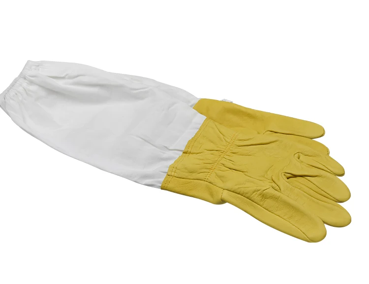 Пчеловодство перчатки из овчины анти-пчелы инструменты для пчеловода защитные рукава холст перчатки пчеловодство оборудование