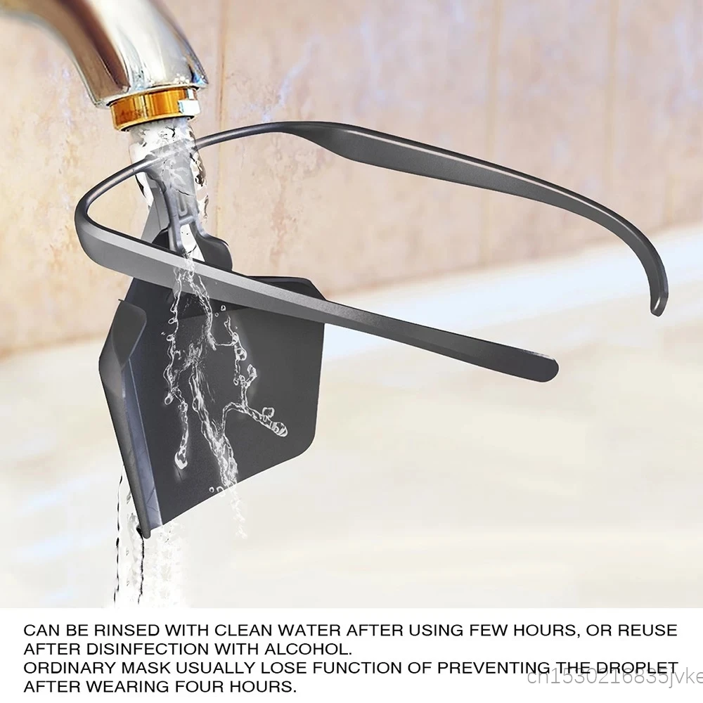 Многоразовая моющаяся противозапотевающая слюнявчик пластиковая защитная