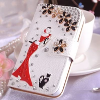 bling wallet leather case for meizu s6 6s 6t 5 5s note 5 6 m5s m5 m3s m6s m6t m6 capa cover flip tpu funda girls women style