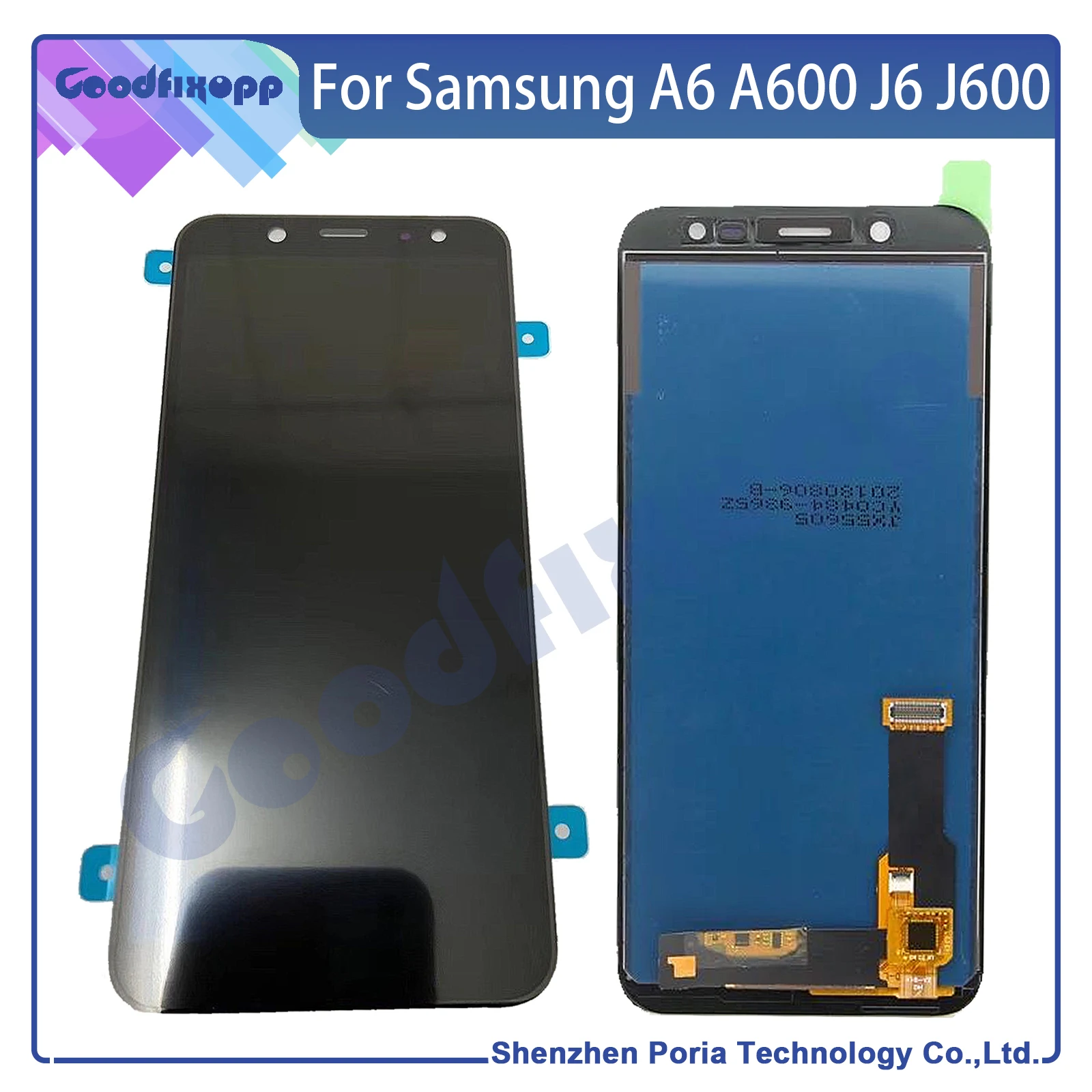 Сенсорный ЖК-дисплей для SAMSUNG Galaxy A6 2018 A600 A600FN A600F, сенсорный экран с дигитайзером в сборе для Samsung Galaxy J6 2018 J600F