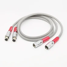 QED 8 канальный медный посеребренный аудио Hi Fi XLR кабель баланс