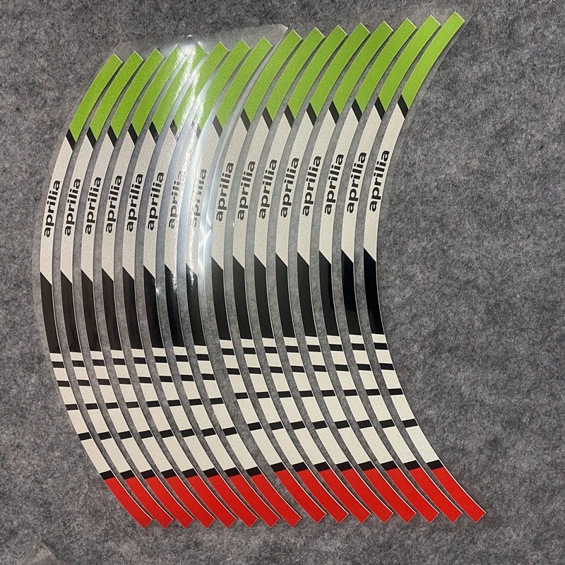 16 шт. наклейки на колеса мотоцикла Светоотражающая наклейка обод велосипедная