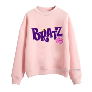 Женская толстовка с капюшоном и надписью, Y2K