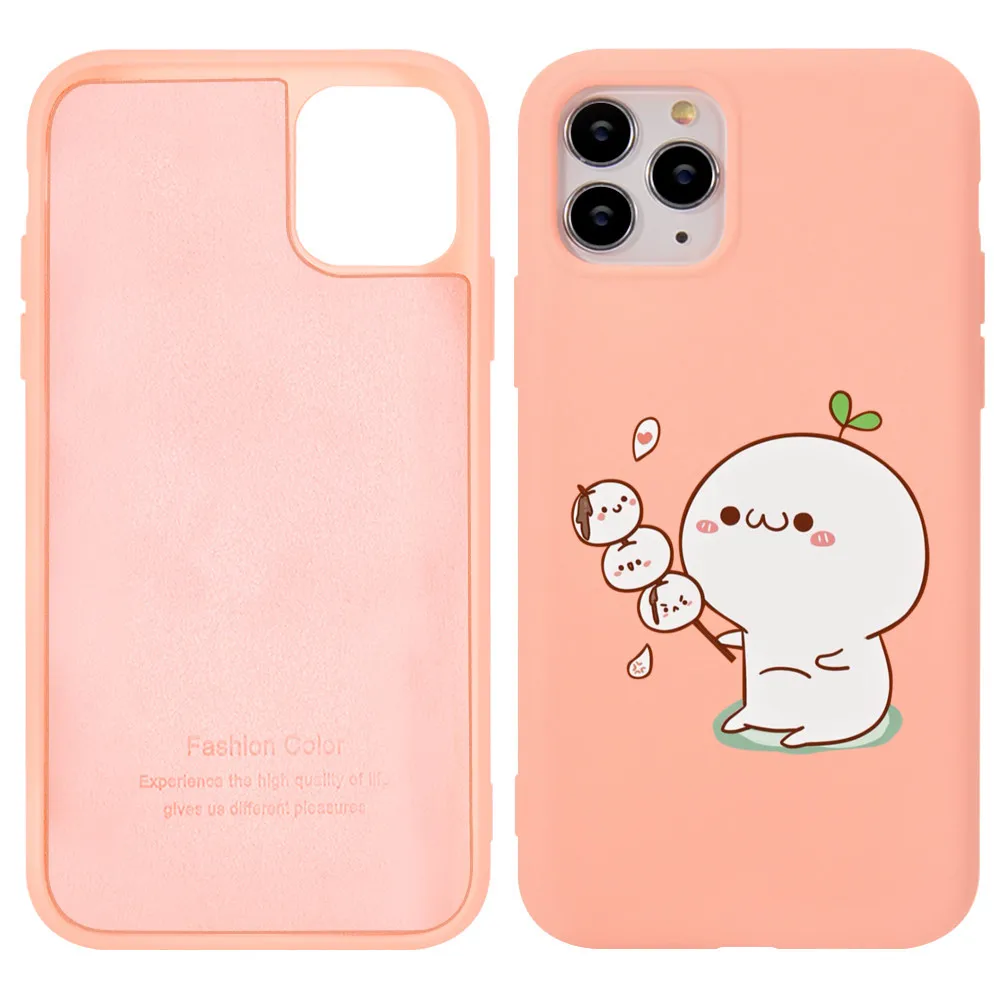 

Cute Cartoon Ball Phone Case for Iphone 11 Pro Max 12 Pro Mini XR XS 8 X 7 6 6s Plus SE2020 Shockproof Liquid Soft Silicone Case