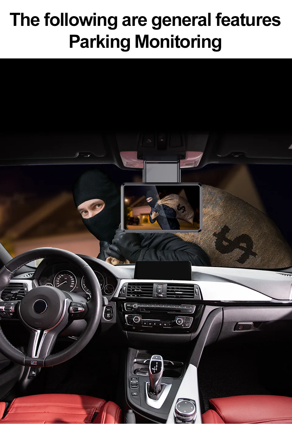 Акция FHD1080P автомобильные камеры с двумя объективами передним и задним обзором