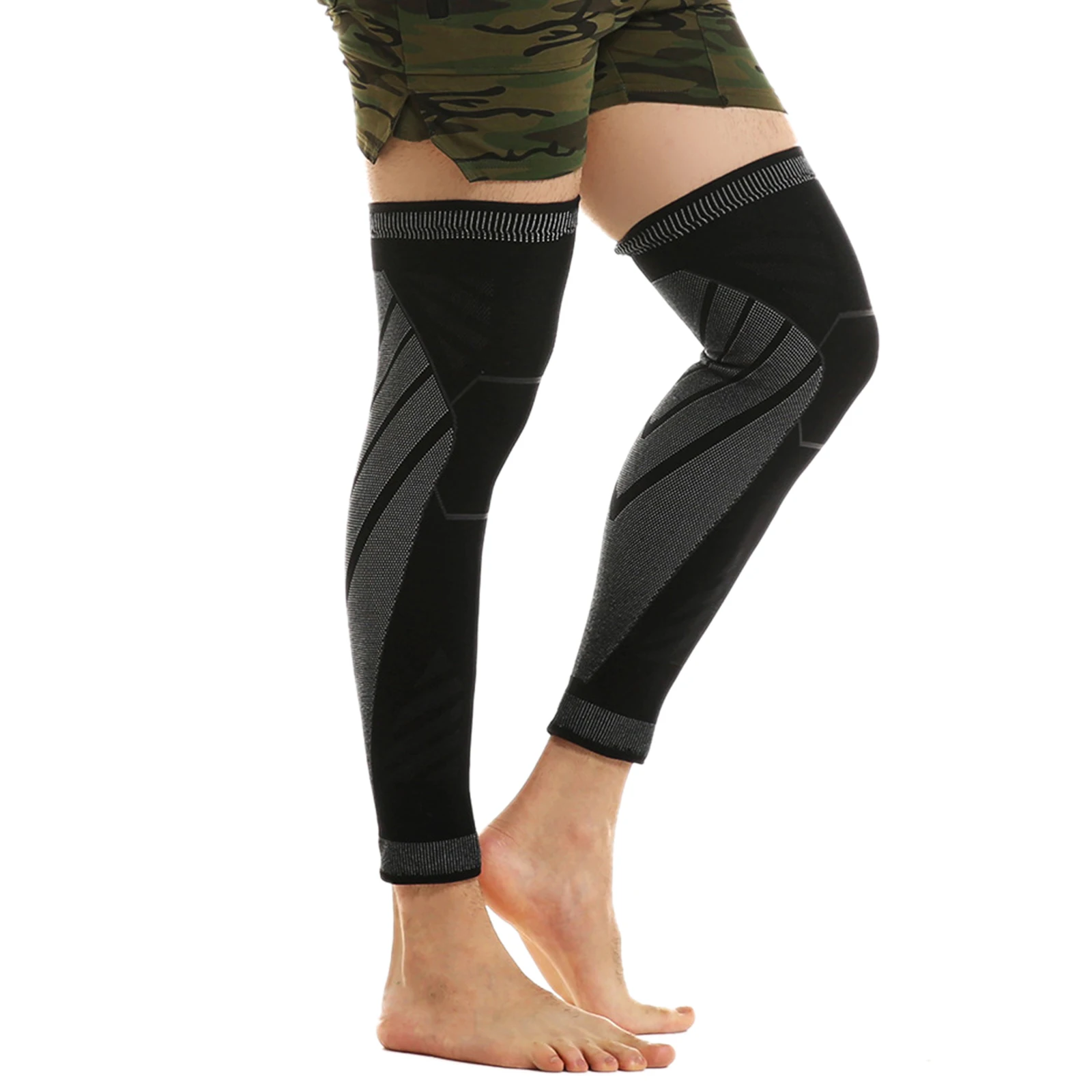 Сетчатые Компрессионные рукава для колена голени волейбола баскетбола футбола и