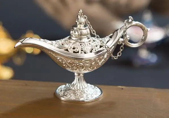 Ручной росписью тибетская Серебряная белый изысканный инструменты волшебная