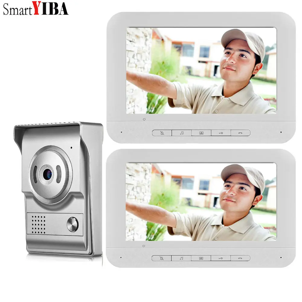 Enlarge SmartYIBA Video Ring Doorbell Camera Visual Intercom Night Vision Two-Way Intercom Video Door Phone Video Door Entry Phone Call