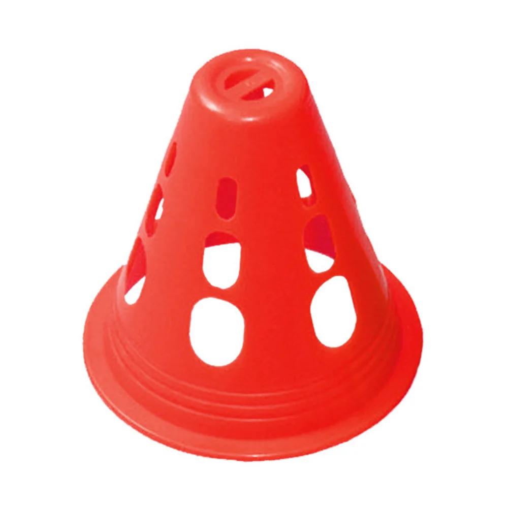 

20pcs Roller Skating Cone Windproof Roadblock Sport Training Traffic Road Cones (Assorted Color, Hollow Style)