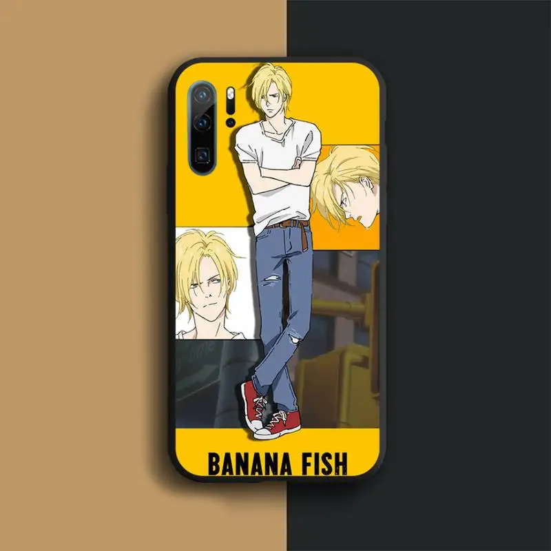 

Banana Fish Phone Case Funda For Huawei P40 P10 P20 P30 Lite 2016 2017 2019 plus pro P smart