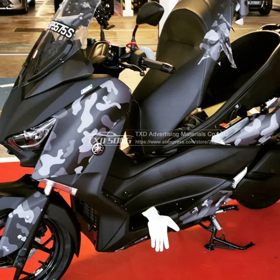 10/20 Вт, 30 Вт/40/50/60X152 см/партия, черная, белая, серая, камуфляж виниловая наклейка стайлинга автомобилей камуфляж винил Обёрточная бумага камуфляж виниловая пленка для оклеивания автомобилей, Обёрточная бумага