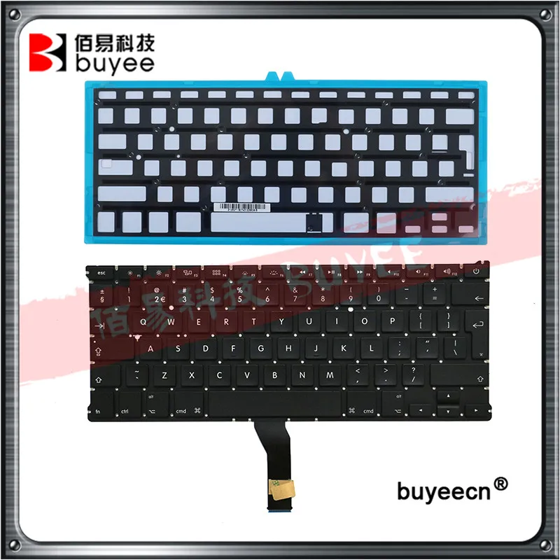 Клавиатура A1369 A1466 для Macbook Air сменная голландская ноутбука 13 дюймов NL MD231 MD232 MC503 MC504