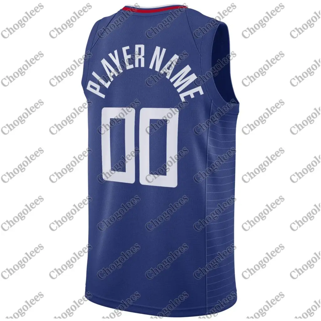 

Men Basketball Jersey LA 202021 Swingman Custom Jersey Royal Icon Edition