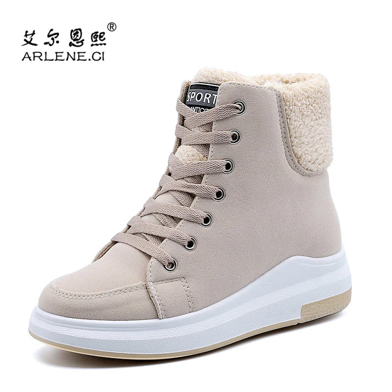 

New Women's Shoes Women Snow Boots Ladies Winter Flock Warm Boots Martinas Ankle Boots Short Bootie Slip-On Outside Shoes Botas